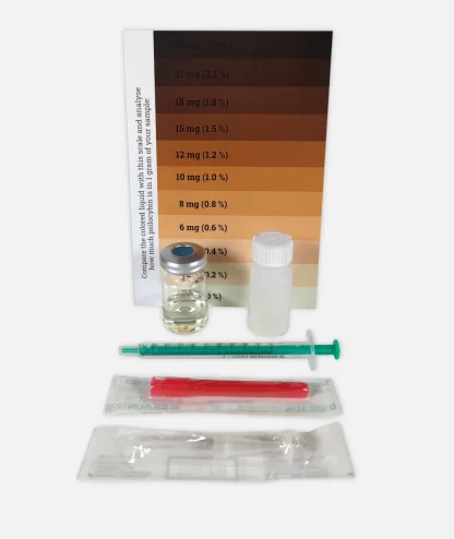 Psilocybin Mushroom Potency test kit contents.